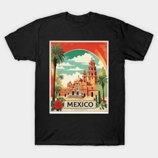 Mexico Tourism Vintage Poster 3 T-Shirt